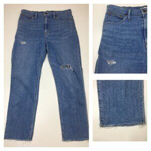 Madewell Blue Distressed Women Jeans